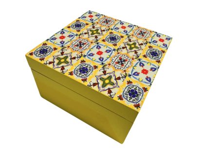 [Rare Bird Collection] Italian Tiles Trinket Box Hot on Sale