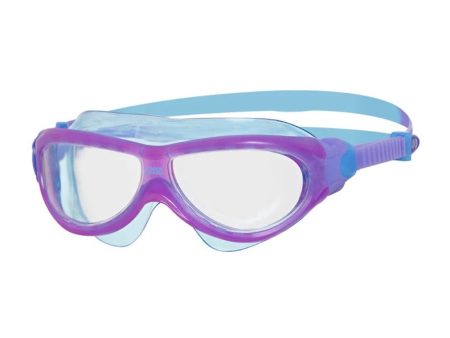 Zoggs Australia Junior Phantom Purple Blue Swim Goggles Mask Discount