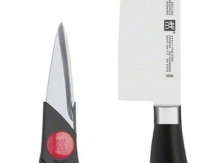 Zwilling Five Star Knife Set, 2 Pieces - Santoku Knife And Multi Purpose Shear Online Sale