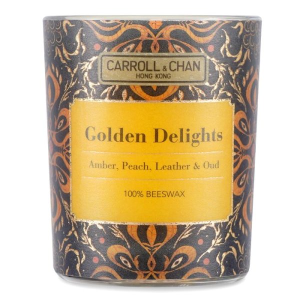 100% Beeswax Votive Candle - Golden Delights - 65g 2.3oz Online Hot Sale