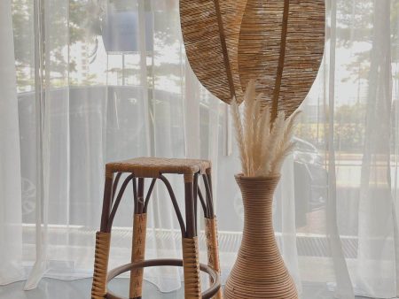 AD Rattan Bar Stool - Brown Sale