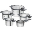 Zwilling Simplify 5 Pc Cookware Set - 16 Cm Saucepan No Lid, 20 Cm Stew Pot, 16 Cm, 20 Cm, 24 Cm Stock Pot For Sale