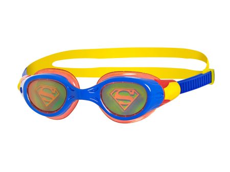 Zoggs Australia Junior Justice League Superman Hologram Swim Goggles For Cheap