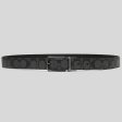 COACH Men s Modern Harness Cut-To-Size Reversible Signature Coated Canvas Belt Black RS-F64825 Supply