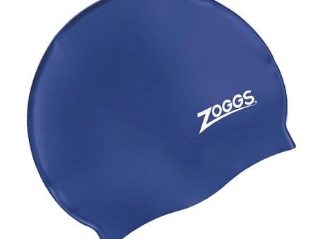 Zoggs Australia One Size Silicone Navy Swim Cap For Discount