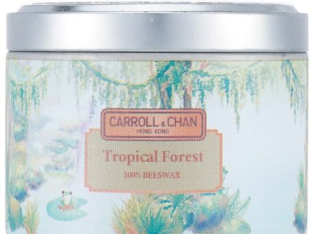 100% Beeswax Tin Candle - Tropical Forest - (8x6) cm Sale