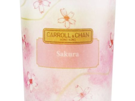 100% Beeswax Votive Candle - Sakura - 65g 2.3oz For Discount