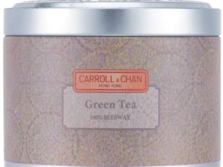 100% Beeswax Tin Candle - Green Tea - (8x6) cm Supply