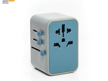 Monocozzi Bon Voyage 65W GaN Travel Adaptor with 2 x USB and 2 x USB-C Connector Online Hot Sale