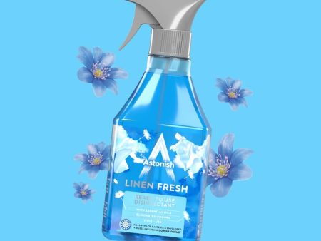 Astonish Ready To Use Disinfectant Linen Fresh 550ml Hot on Sale