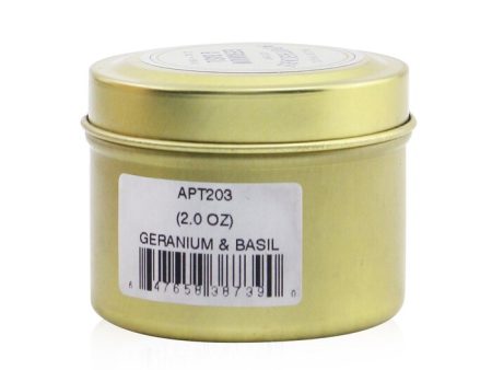 Apothecary Candle - Geranium & Basil Supply