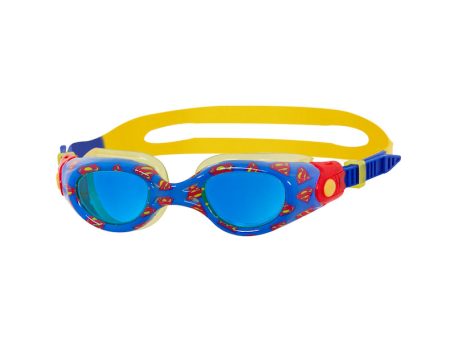 Zoggs Australia Kids Justice League Superman Printed Swim Goggles Hot on Sale