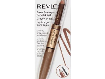 REVLON - Brow Fantasy Pencil & Gel 104 Dark Blonde - 0.04 fl. oz. (1.18 ml) Online now