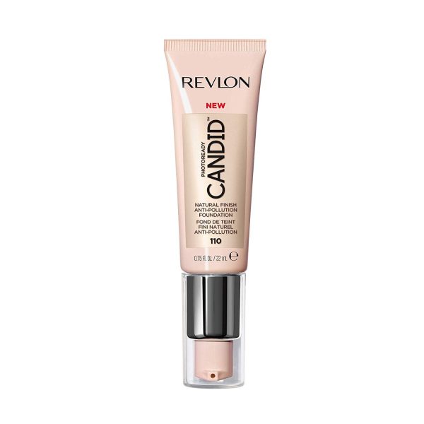 REVLON - PhotoReady Candid Natural Finish Anti-Pollution Foundation, Porcelain - 0.75 fl. oz. (22 ml) Fashion