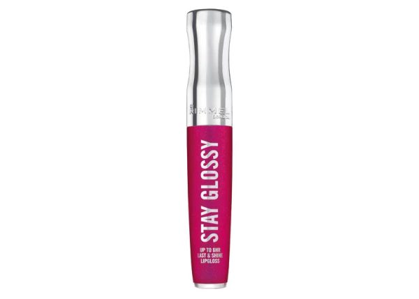 RIMMEL - Stay Glossy Lip Gloss Pop Fizz Pink - 0.18 fl. oz. (5.5 ml) Supply