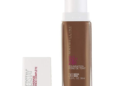 MAYBELLINE - SuperStay Full Coverage Foundation, Mocha -  1 fl. oz. (30 ml) on Sale